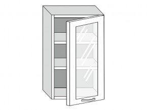 19.50.3 Шкаф настенный (h=913) на 500мм с 1-ой стекл. дверцей в Краснокамске - krasnokamsk.magazin-mebel74.ru | фото