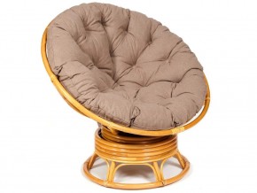 Кресло-качалка Papasan w 23/01 B с подушкой Honey, экошерсть Коричневый в Краснокамске - krasnokamsk.magazin-mebel74.ru | фото