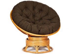 Кресло-качалка Papasan w 23/01 B с подушкой Honey, ткань Коричневый в Краснокамске - krasnokamsk.magazin-mebel74.ru | фото