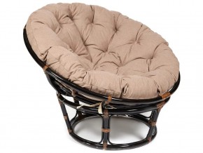 Кресло Papasan 23/01 W с подушкой Antique brown, экошерсть Коричневый в Краснокамске - krasnokamsk.magazin-mebel74.ru | фото