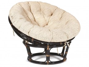 Кресло Papasan 23/01 W с подушкой Antique brown, ткань Старт в Краснокамске - krasnokamsk.magazin-mebel74.ru | фото