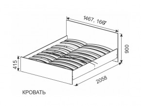 Кровать 1600х2000 ортопедическое основание в Краснокамске - krasnokamsk.magazin-mebel74.ru | фото