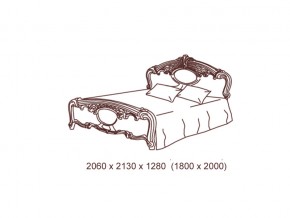 Кровать 2-х спальная 1800*2000 с основанием в Краснокамске - krasnokamsk.magazin-mebel74.ru | фото