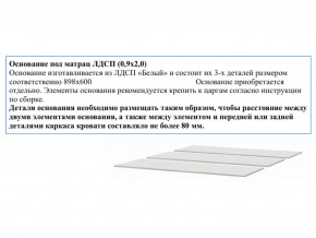 Основание из ЛДСП 0,9х2,0м в Краснокамске - krasnokamsk.magazin-mebel74.ru | фото