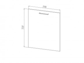 П 60 Комплект для посудомоечной машины 600 мм (цоколь + фасад) ЛДСП в Краснокамске - krasnokamsk.magazin-mebel74.ru | фото