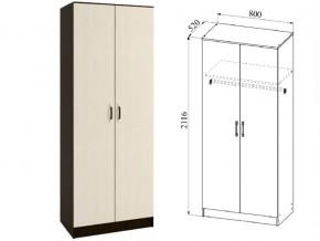 Шкаф 2 двери Ронда ШКР800.1 венге/дуб белфорт в Краснокамске - krasnokamsk.magazin-mebel74.ru | фото