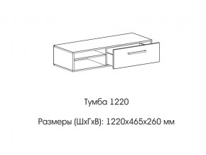 Тумба 1220 (низкая) в Краснокамске - krasnokamsk.magazin-mebel74.ru | фото